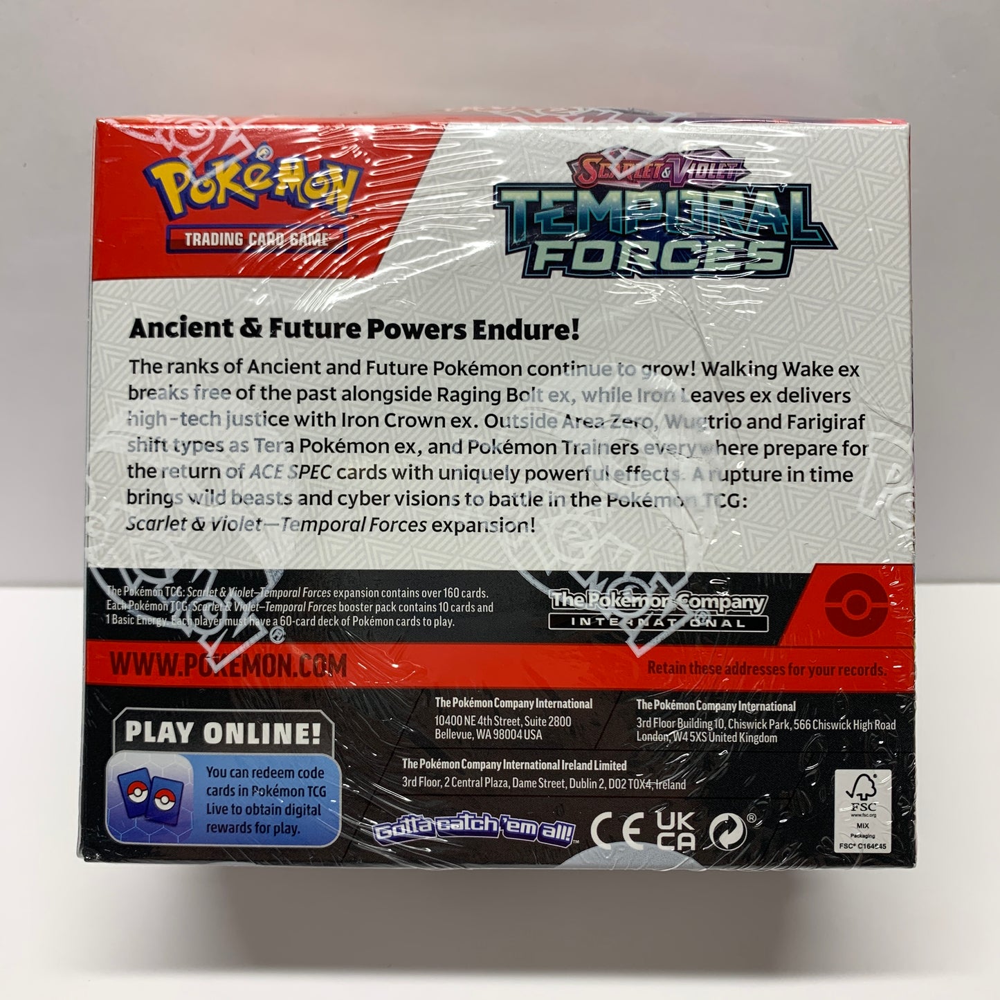 Pokemon Scarlet & Violet Temporal Forces Booster Box