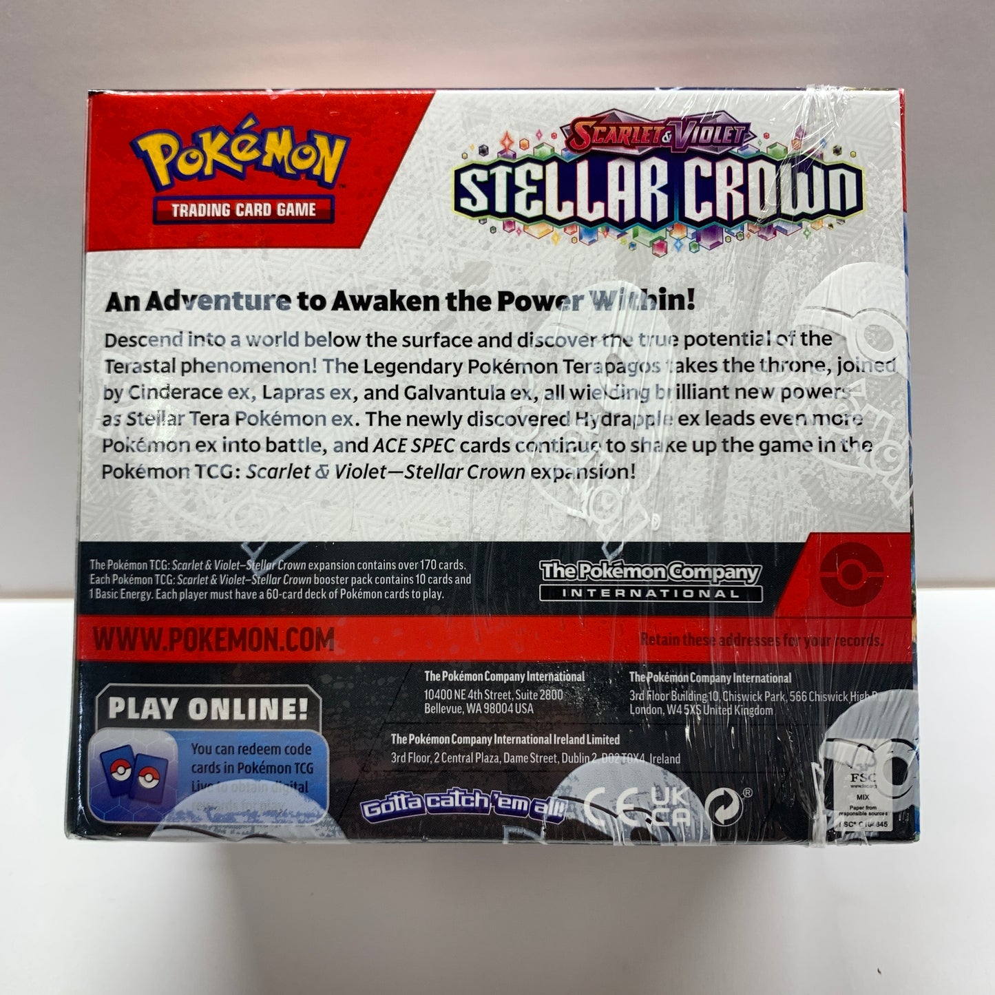 Pokemon Scarlet & Violet Stellar Crown Booster Box