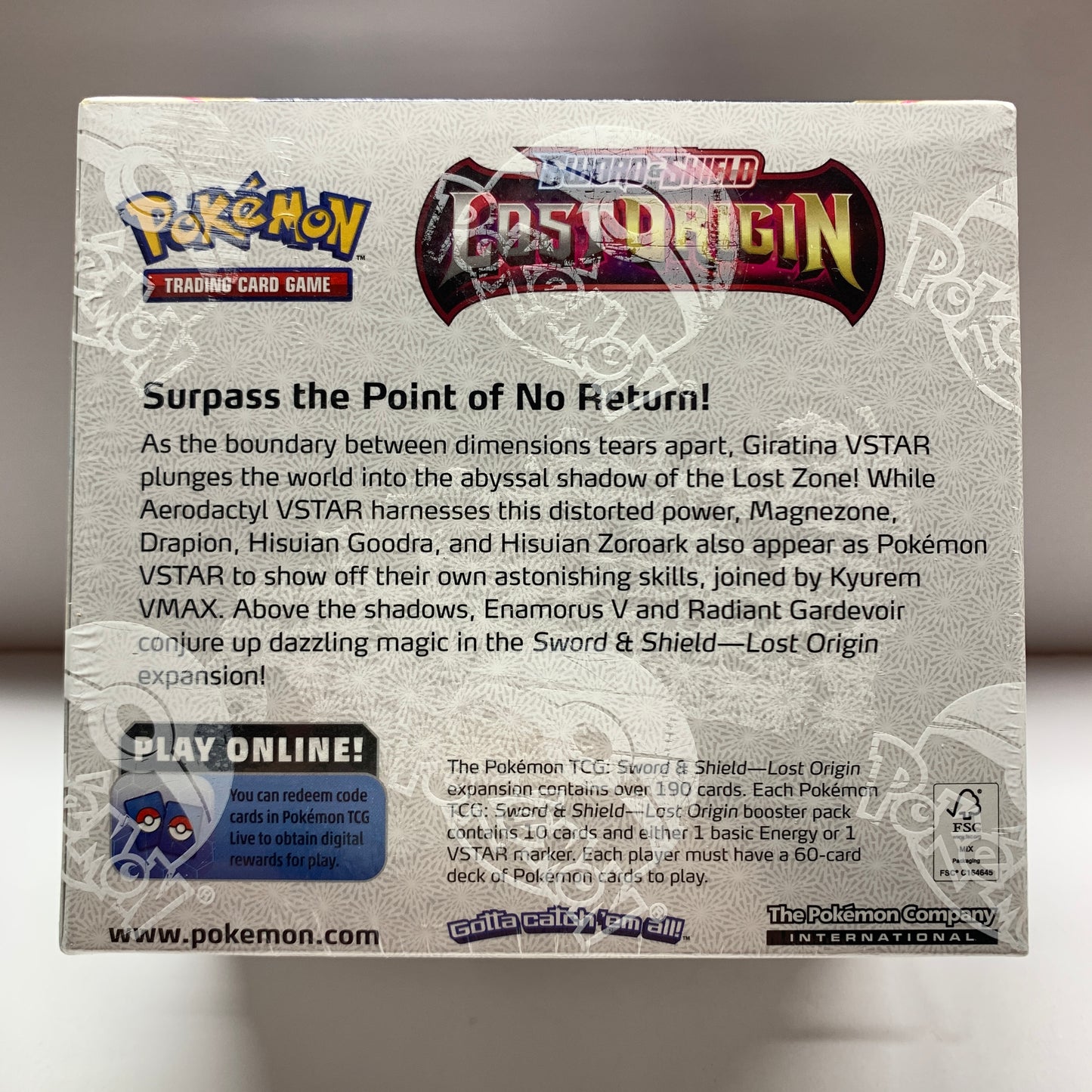 Pokemon Sword & Shield Lost Origin Booster Box